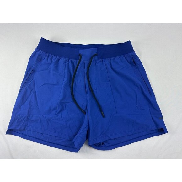LULULEMON TIEB LTT Shorts 5" Linerless Men's Large Blue - Picture 1 of 9